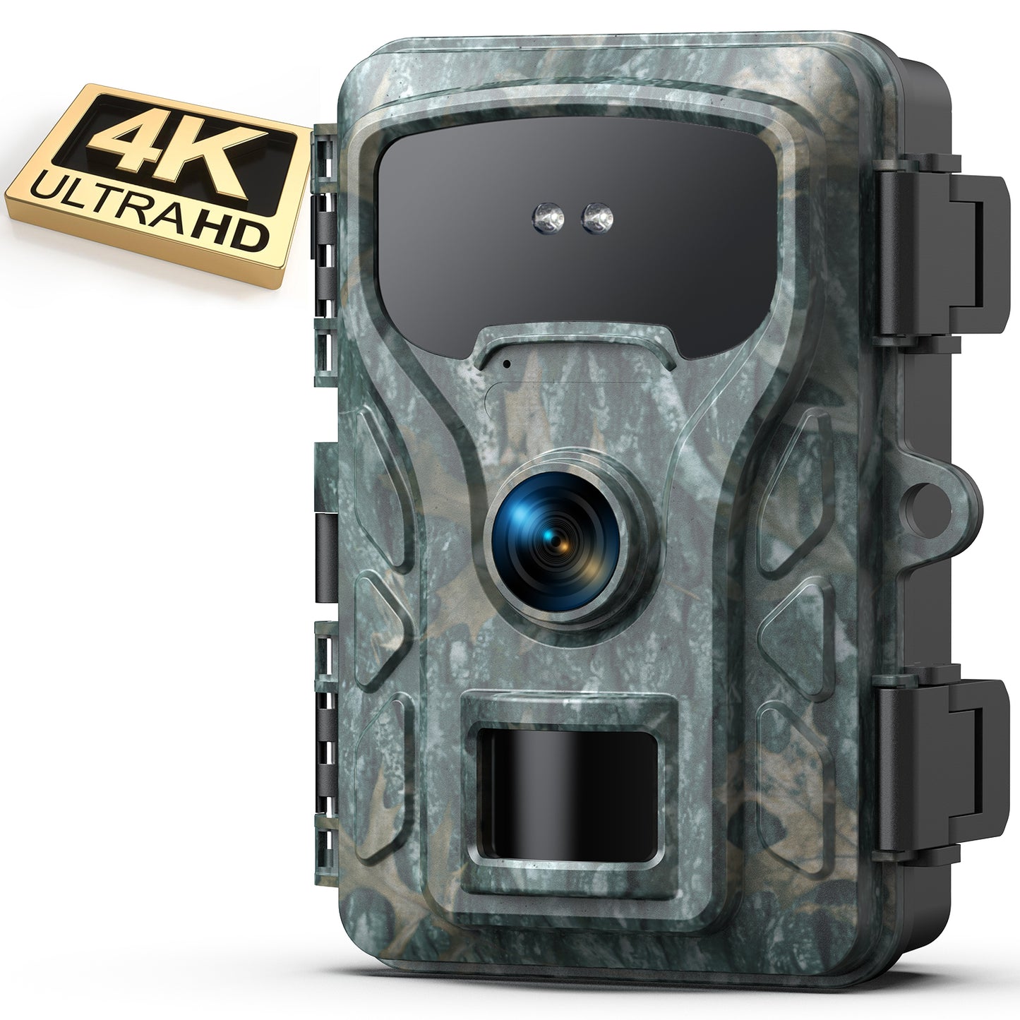 CAMPARK Trail Camera 4K 48MP Game Hunting Deer Camera with Night Vision Waterproof IP66 0.1s Trigger Time Latest Sensor Motion Time-Lapse 120° Wide-Angle 2.0” LCD for Wildlife Monitoring
