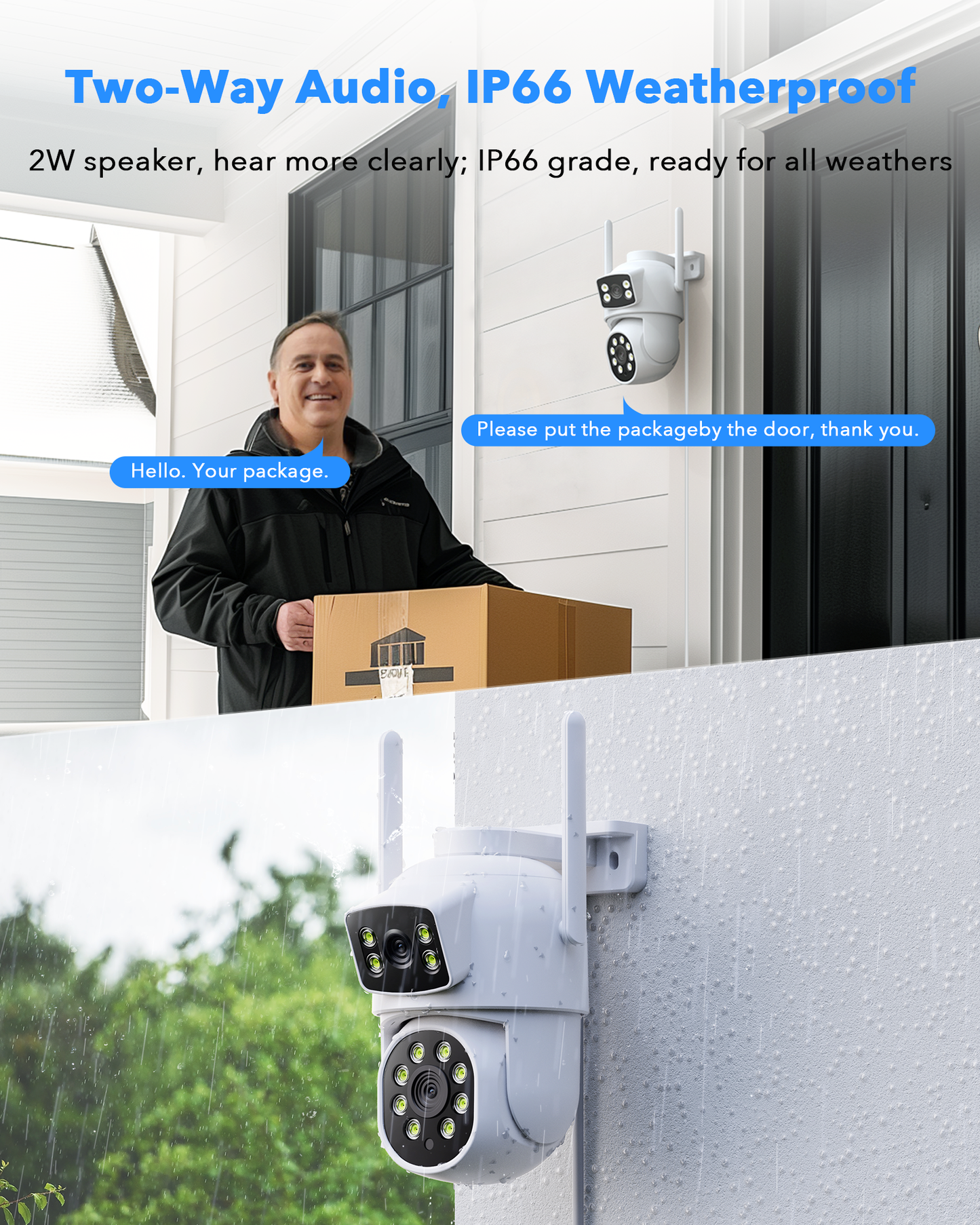 Système de caméra de sécurité filaire Toguard SC49 avec moniteur