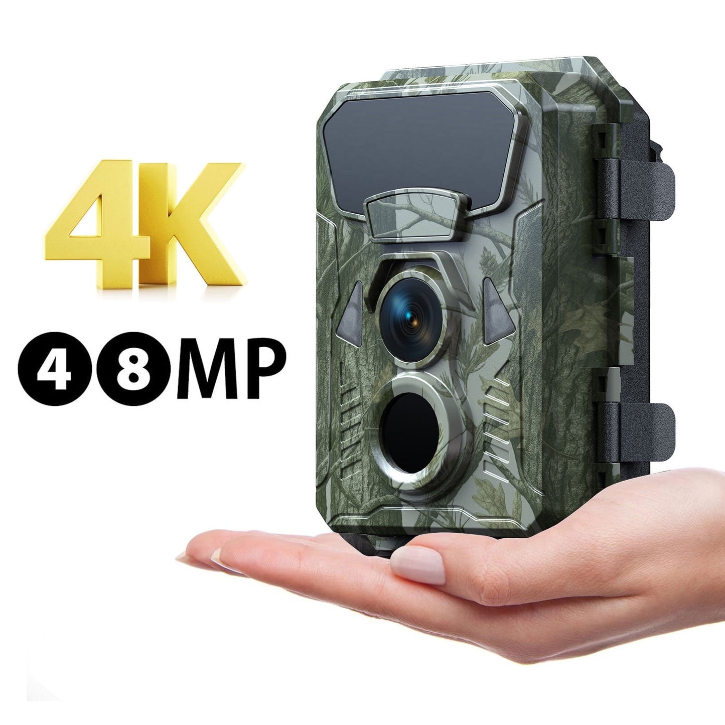 CAMPARK Trail Camera 4K 48MP Game Deer Hunting Camera with Night Vision Motion Activated Waterproof