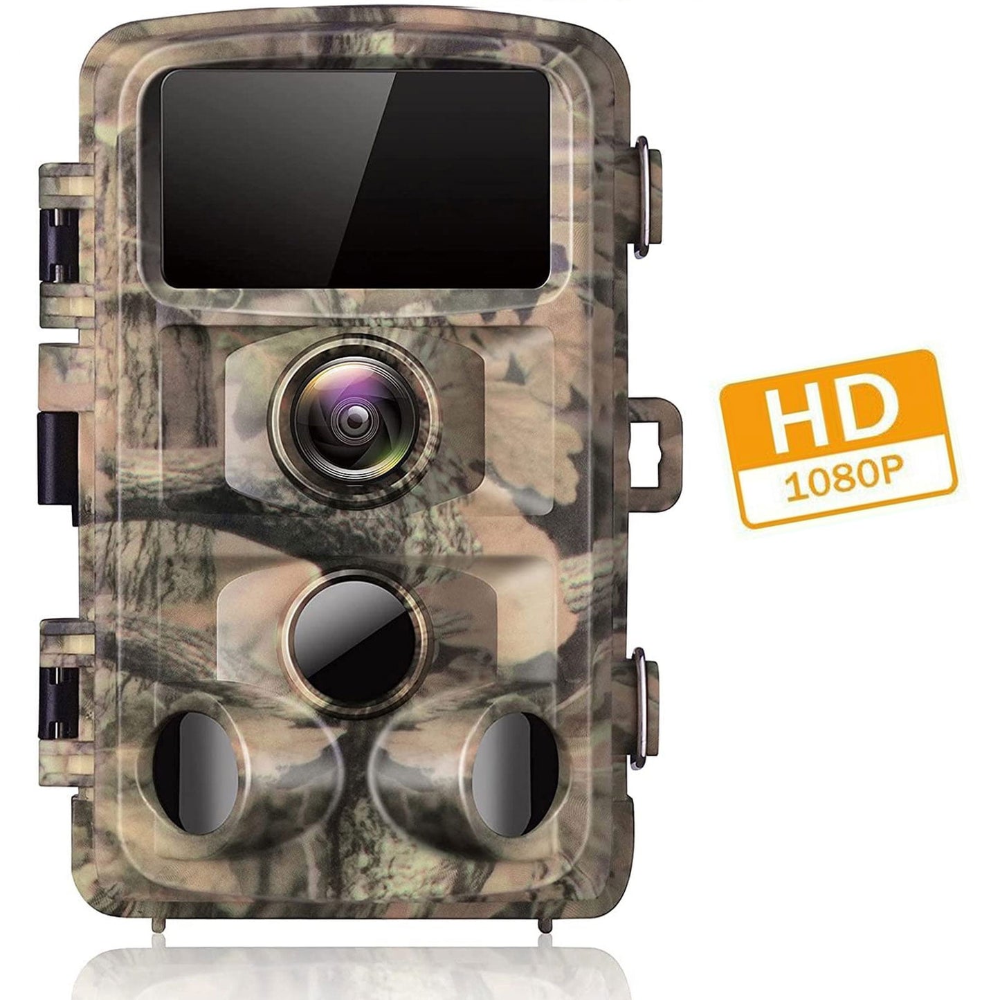 Caméra de chasse Campark T45 1080P avec 3 capteurs infrarouges, vision nocturne activée par le mouvement, étanche pour la surveillance des sentiers fauniques
