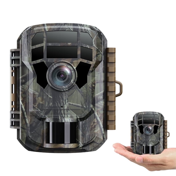 CAMPARK トレイルカメラ 36MP 2K HD ゲーム鹿狩りカメラ 赤外線ナイトビジョン付き 65フィート モーションアクティベート 防水 120°広角 2.0インチ LCD トレイルカメラ 野生動物監視用