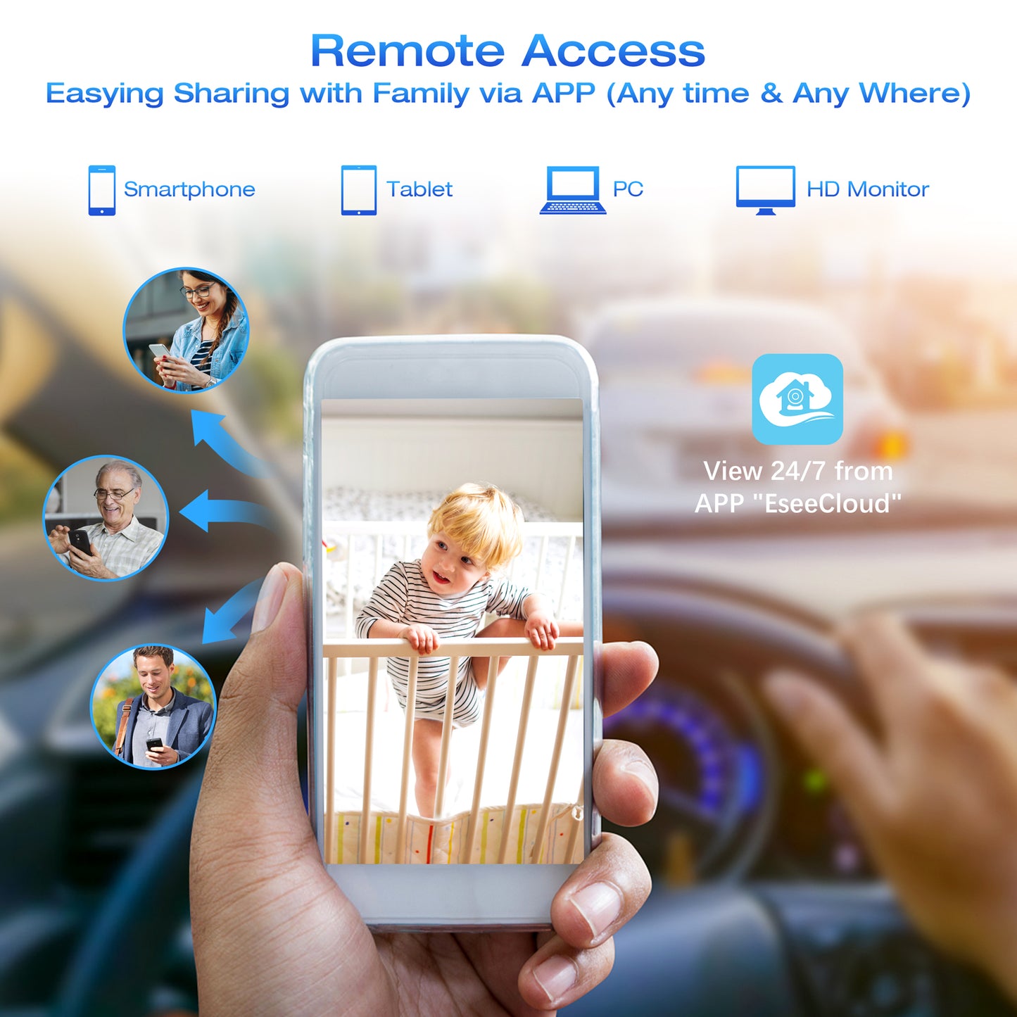 Toguard 1080P Wired Security Camera System with 1TB Hard Drive, 8CH NVR Indoor/Outdoor