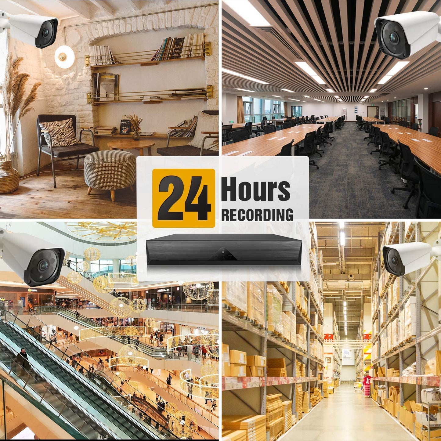 Toguard W208 8CH 1080P Security Camera System Home Outdoor Lite Wired DVR Security Surveillance Cameras