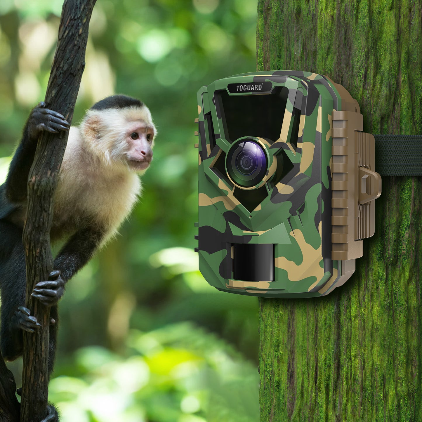 TOGUARD 2 Pack Wildlife Camera 20MP Mini Trail Game Cams Night Vision Waterproof Hunting Trap Cam TFT