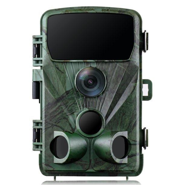 TOGUARD Trail Camera 20MP 1080P Game Cameras with Night Vision 2.4" LCD 120° Detection Motion Activated Waterproof Deer Trap Cam for Hunting and Wildlife Monitoring