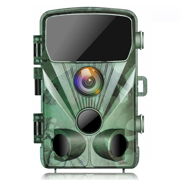 TOGUARD Trail Camera 1080P 20MP Game Deer Cameras with Night Vision 120° Angle Lens 3 Infrared Sensors Motion Activated Waterproof 2.4" LCD Trail Cam for Hunting Wildlife Monitoring Home Security