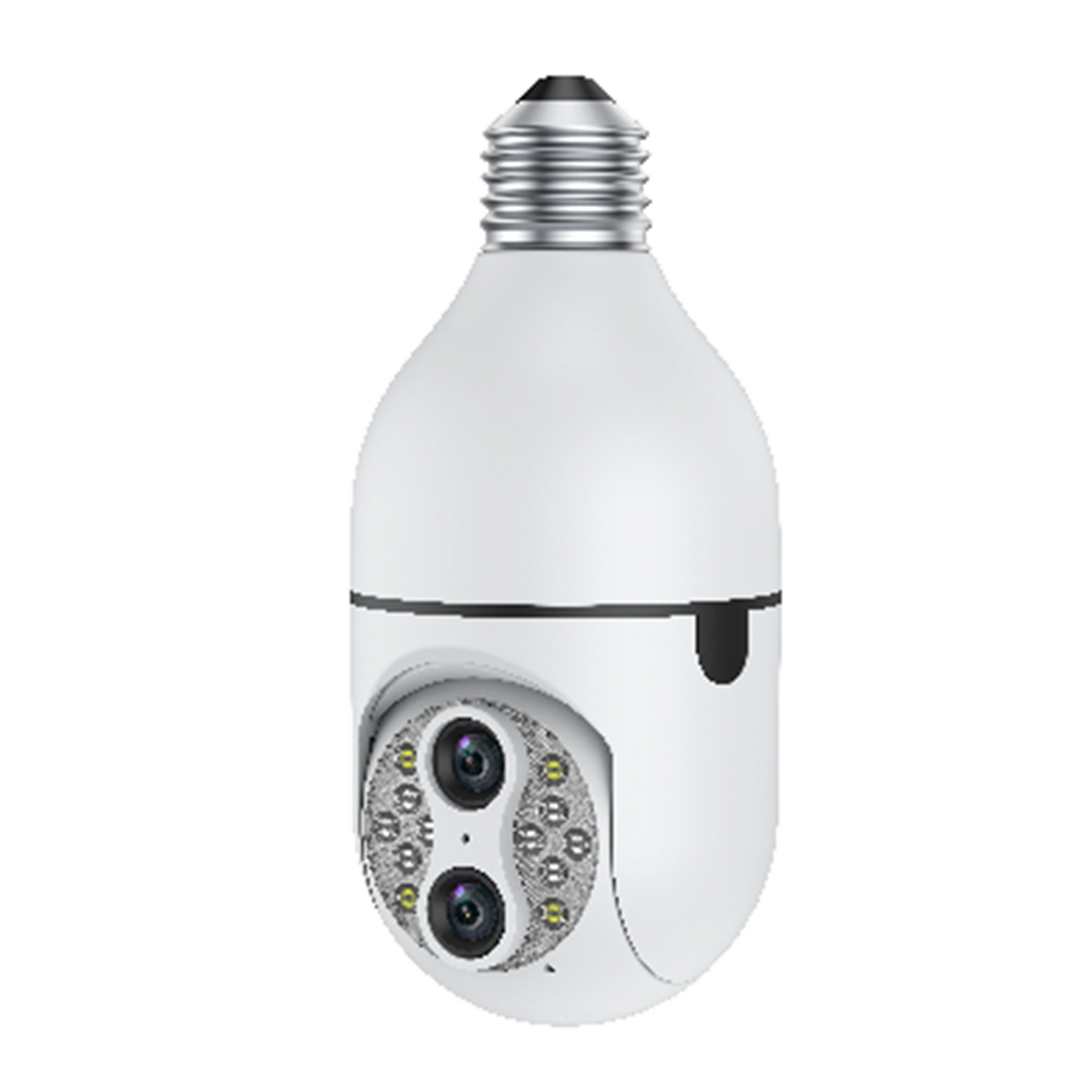 Toguard SC47 1080P 電球型セキュリティカメラ 自動追跡機能付き E27 PTZ デュアルレンズ セキュリティカメラ 屋外 2ウェイオーディオ IP65 防水