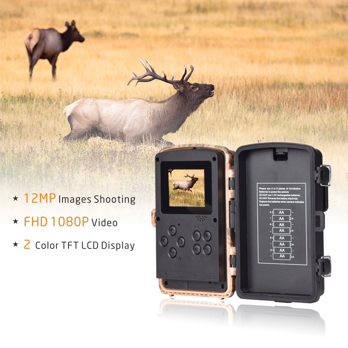 Toguard H40-1 16MP 1080P Trail Game Hunting Camera