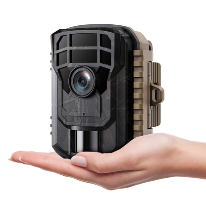 CAMPARK トレイルカメラ 24MP 1080P ゲーム鹿カメラ 赤外線ナイトビジョン付き 防水 IP56 120°広角レンズ 狩猟トレイルカメラ 野生動物モニタリング用 2.0インチ LCD 