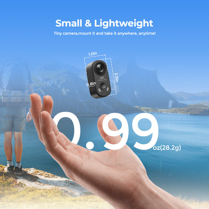Campark AC29 Action Camera POV Portable Body Camera, Vlogging Camera