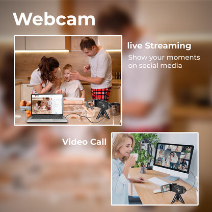 Campark AC25 1080P 30FPS Video Camera 48MP Photo 3" 270° Screen Digital Camcorder for Kids Teens Students