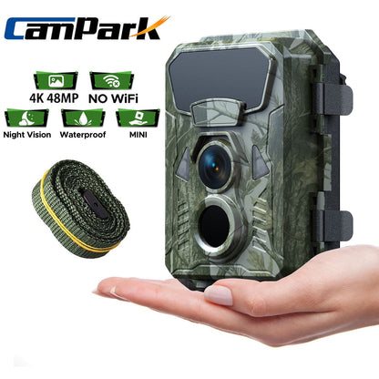 CAMPARK トレイルカメラ 2K 36MP ゲームカメラ 赤外線ナイトビジョン付き 防水 65フィート モーションアクティベート 野生動物偵察 狩猟 鹿 トレイルカメラ 120° 広角レンズ 2.0"LCD