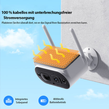 Toguard SC51 10CH Solar Security Camera System Outdoor with NVR, CCTV Camera Security System Wireless HDMI Connector