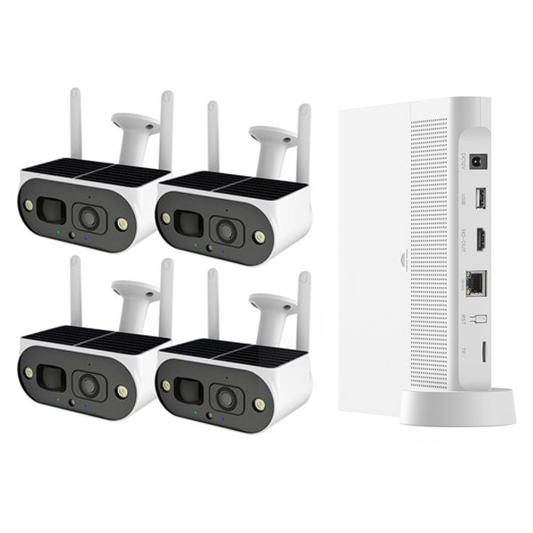 Toguard SC51 10CH Solar Security Camera System Outdoor with NVR, CCTV Camera Security System Wireless HDMI Connector