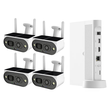 Toguard SC51 10CH Solar Security Camera System Outdoor with NVR, CCTV Camera Security System Wireless HDMI Connector