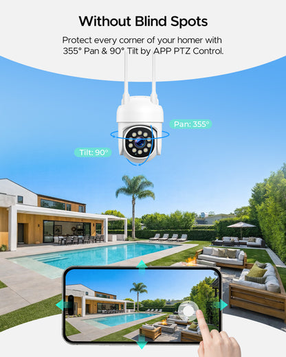 TOGUARD SC54 Wired Security Camera System Outdoor with 500GB Hard Drive