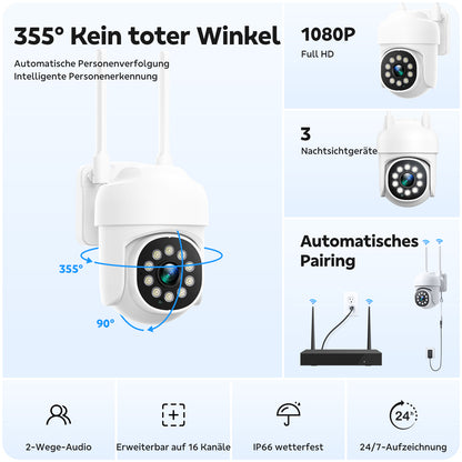 Toguard SC54 16CH Wired Security Camera System