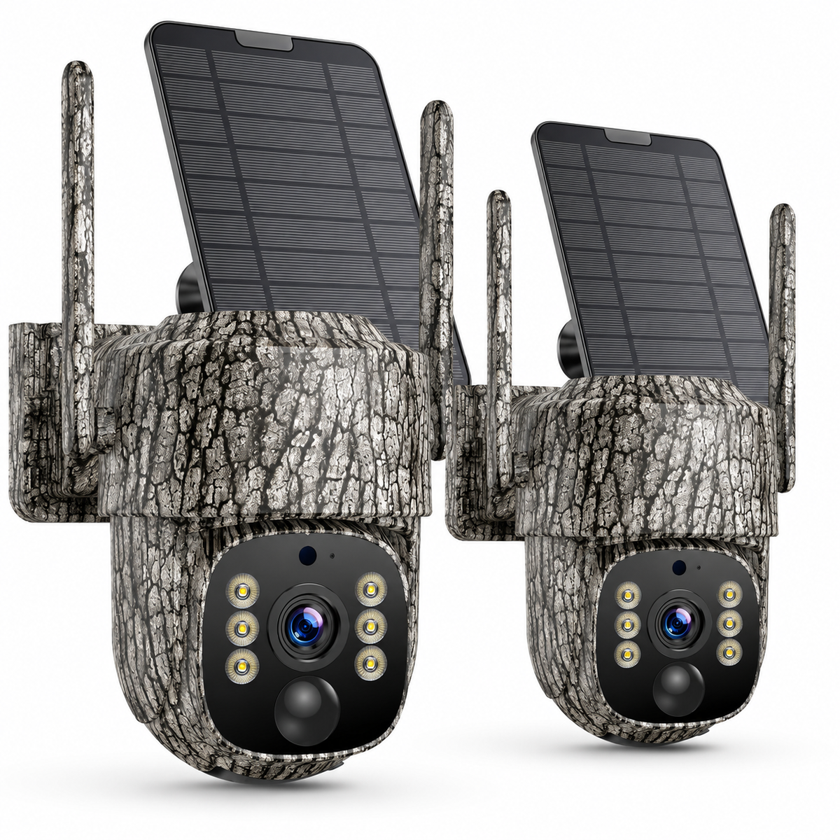 Caméra de chasse cellulaire CAMPARK sans fil 4G LTE, caméra de jeu solaire avec carte SIM, panoramique à 360 °, inclinaison à 90 °, vision nocturne 2K, vue en direct, étanche, stockage dans le cloud, mouvement PIR, caméra de sécurité de chasse sans WiFi