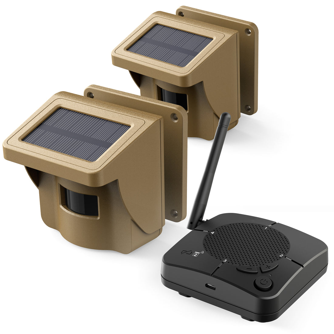 TOGUARD Solar Driveway Motion Detectors Outdoor Security Alert System ...